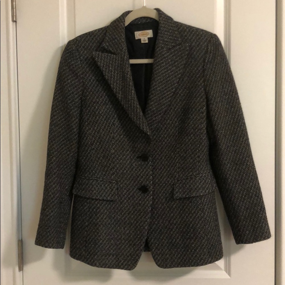 Talbots tweed blazer